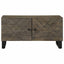 sofabord 80x50x40 cm massivt mangotræ sort
