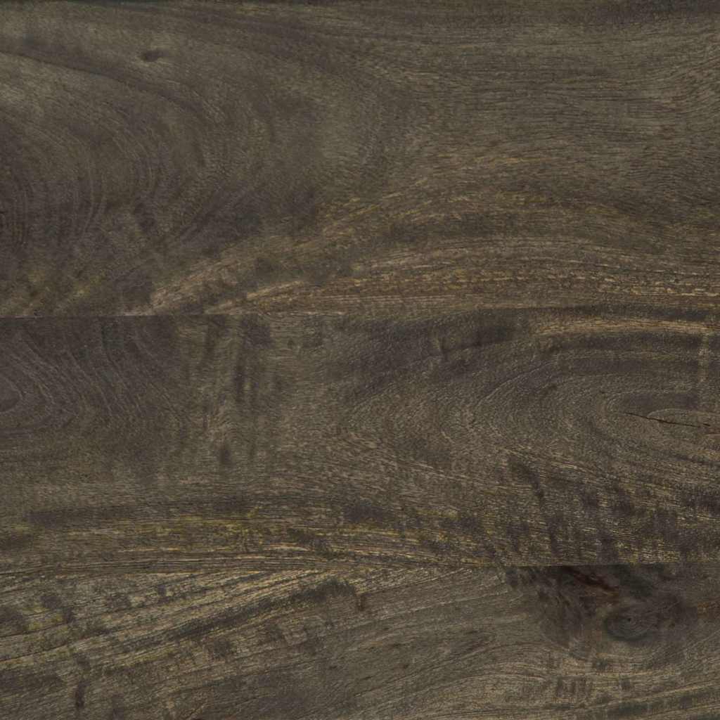 sofabord 100x54x40 cm massivt mangotræ sort