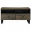 sofabord 80x54x40 cm massivt mangotræ sort