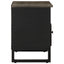 tv-bord 80x33x46 cm massivt mangotræ sort
