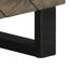 tv-bord 80x33x46 cm massivt mangotræ sort