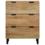 skænk 60x33x75 cm massivt mangotræ brun