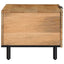 sofabord 80x50x40 cm massivt mangotræ brun