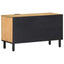 tv-bord 80x31,5x46 cm massivt mangotræ brun