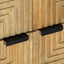 skænk 60x33x75 cm massivt mangotræ brun