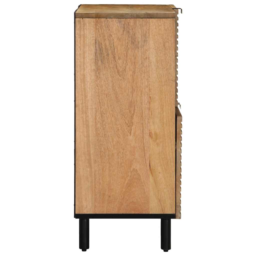 skænk 80x33x75 cm massivt mangotræ brun