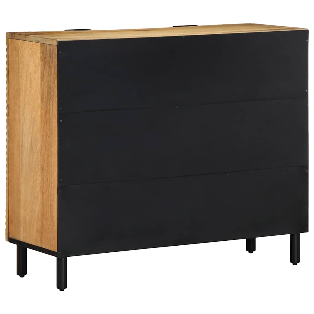 skænk 90x33x75 cm massivt mangotræ brun