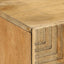 skænk 90x33x75 cm massivt mangotræ brun
