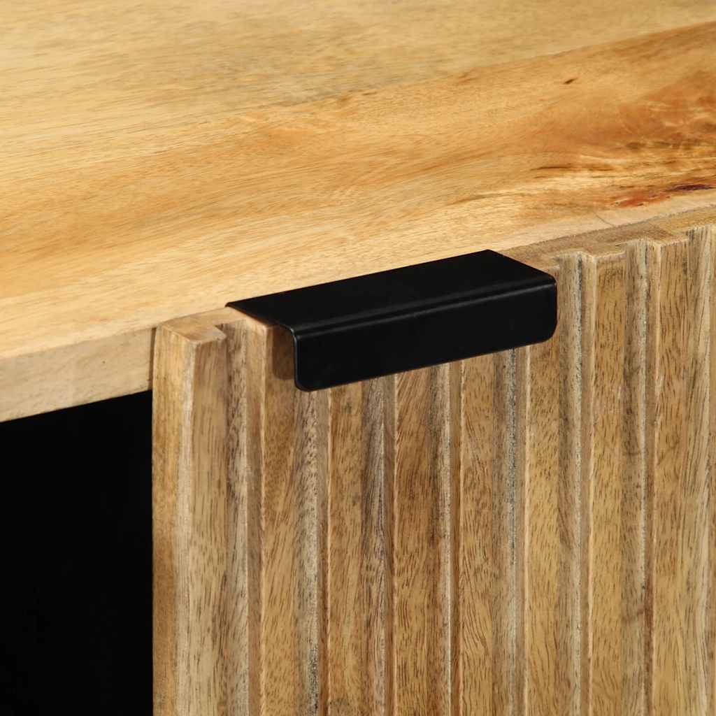 skænk 90x33x75 cm massivt mangotræ brun