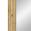 badeværelsesspejl 50x70x3 cm massivt mangotræ brun