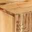 tv-bord 105x33x46 cm massivt akacietræ