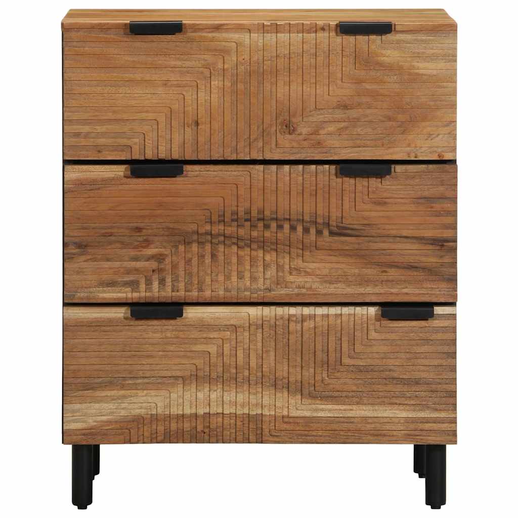 skænk 60x33x75 cm massivt akacietræ