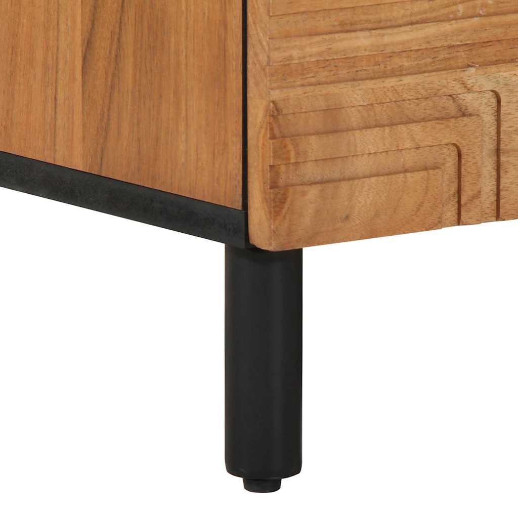 TV-skab med skuffe Brun 80 x 33 x 46 cm Massivt mangotræ