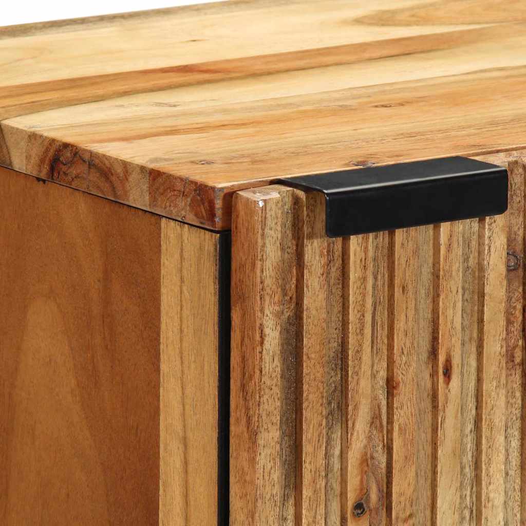 Sideboard med hylde Brun 40 x 33,5 x 75 cm Massivt mangotræ