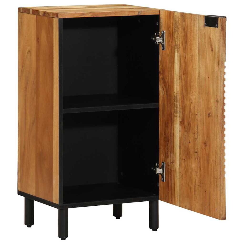 Sideboard med hylde Brun 40 x 33,5 x 75 cm Massivt mangotræ