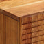 Sideboard med hylde Brun 60 x 33,5 x 75 cm Massivt mangotræ