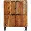 Sideboard med hylde Brun 60 x 33,5 x 75 cm Massivt mangotræ