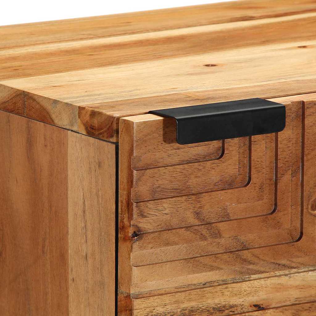 Highboard med hylde Brun 40 x 33,5 x 110 cm Massivt mangotræ