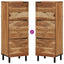 Highboard med hylde Brun 40 x 33,5 x 110 cm Massivt mangotræ
