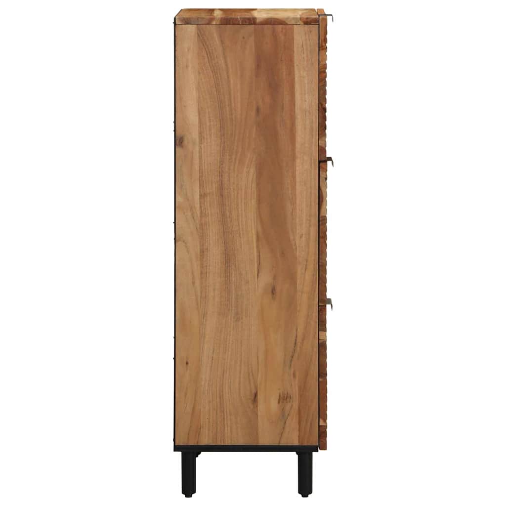 Highboard med hylde Brun 40 x 33,5 x 110 cm Massivt mangotræ