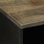 tv-bord 100x33x46 cm massivt mangotræ sort