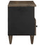 tv-bord 100x33x46 cm massivt mangotræ sort