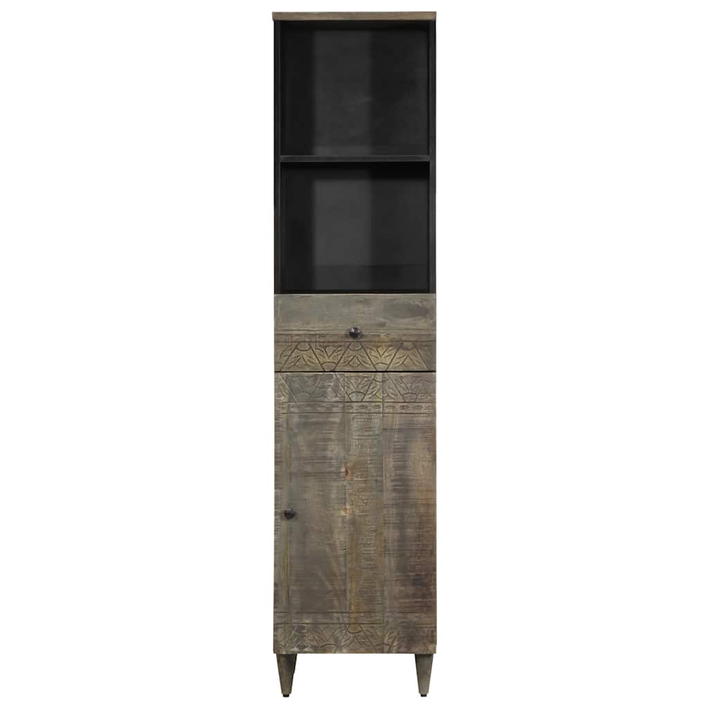 badeværelsesskab 38x33x160 cm massivt mangotræ