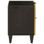 Natskab 2 pcs Sort og Guld 40 x 33 x 46 cm Konstrueret træ