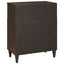 Sideboard med dør Sort og Guld 60 x 33 x 75 cm Massivt mangotræ