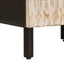 Natskab 2 pcs Hvid 40 x 33 x 46 cm Massivt mangotræ