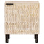 Natskab 2 pcs Hvid 40 x 33 x 46 cm Massivt mangotræ