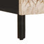 Natskab med skuffe 2 pcs Hvid 40 x 33 x 46 cm Massivt mangotræ