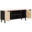 TV-skab Hvid Vask Finish 105 x 33 x 46 cm Massivt mangotræ