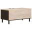 Sofabord Hvid 80 x 50 x 40 cm Massivt mangotræ