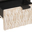 Natskab med skuffe 2 pcs Hvid 40 x 33 x 46 cm Massivt mangotræ
