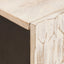 TV-skab Hvid Vask Finish 105 x 33 x 46 cm Massivt mangotræ