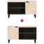 TV-skab Hvid Vask Finish 80 x 33 x 46 cm Massivt mangotræ