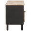 TV-skab Hvid Vask Finish 100 x 33 x 46 cm Massivt mangotræ