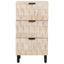 Sideboard Hvid Vask Finish 40 x 33 x 75 cm Massivt mangotræ