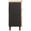 Sideboard Hvid Vask Finish 40 x 33 x 75 cm Massivt mangotræ