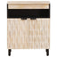 Sideboard Hvid Vask Finish 60 x 33 x 75 cm Massivt mangotræ