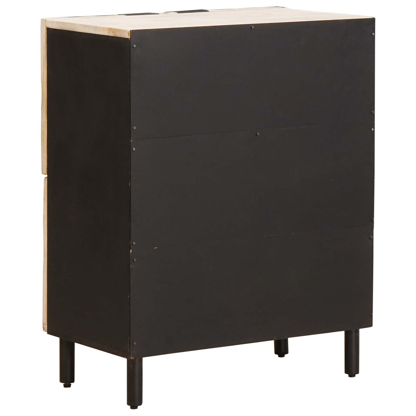 Sideboard Hvid Vask Finish 60 x 33 x 75 cm Massivt mangotræ