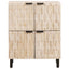 Sideboard Hvid Vask Finish 60 x 33 x 75 cm Massivt mangotræ