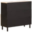 Sideboard Hvid Vask Finish 80 x 33 x 75 cm Massivt mangotræ