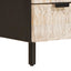 Highboard Hvid Vask Finish 60 x 33 x 100 cm Massivt mangotræ