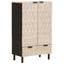 Highboard Hvid Vask Finish 60 x 33 x 100 cm Massivt mangotræ