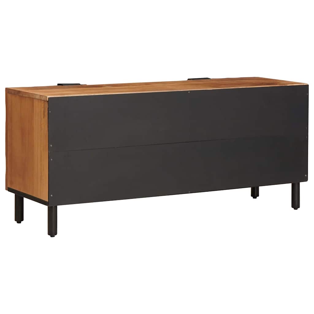TV-skab Acacia Brun Finish 105 x 33 x 46 cm Massivt mangotræ