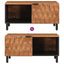 Sofabord Brun 80 x 50 x 40 cm Massivt mangotræ