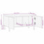 Sofabord Brun 80 x 50 x 40 cm Massivt mangotræ