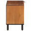TV-skab Acacia Brun Finish 80 x 33 x 46 cm Massivt mangotræ
